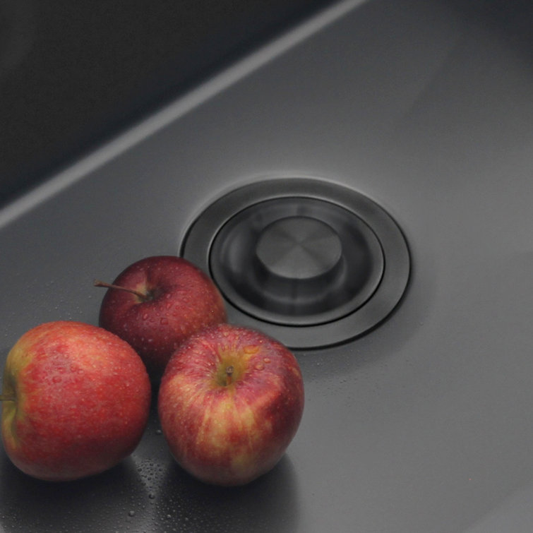 Graphite Black Stainless Steel Deep Basket Kitchen Sink Strainer