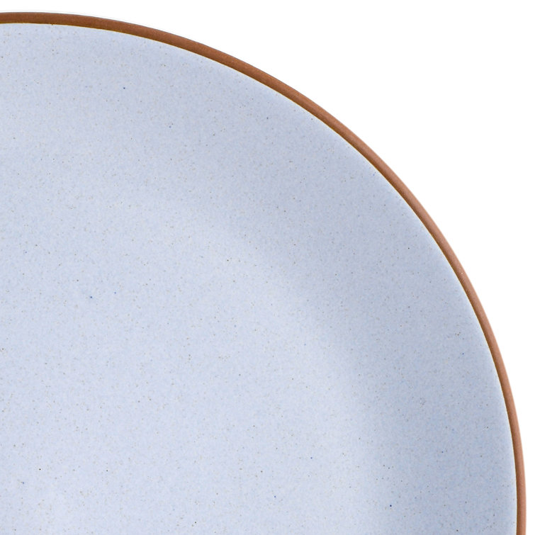 Light Blue Ceramic 16-Piece Dinnerware Set, Service for 4