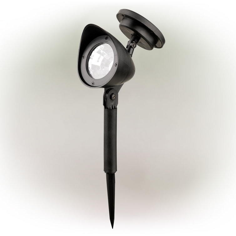 Black Solar Powered LED Pathway Light Set of 6