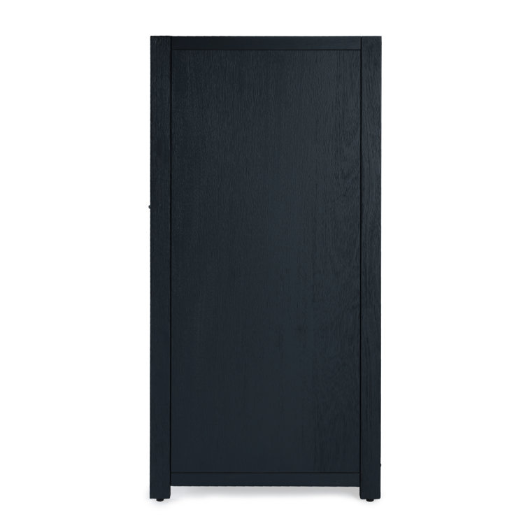 Elin Glam Navy Double Dresser with Dovetail Drawers