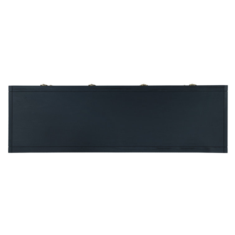 Elin Glam Navy Double Dresser with Dovetail Drawers