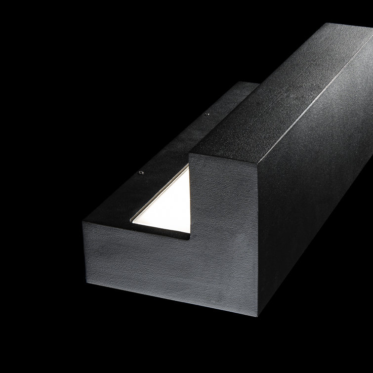 Black Aluminum Dimmable LED Wall Sconce