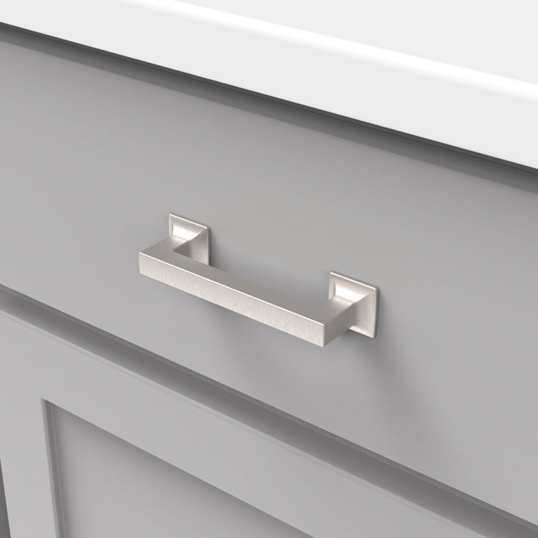 Stainless Steel Modern Cabinet Pulls 10-Pack