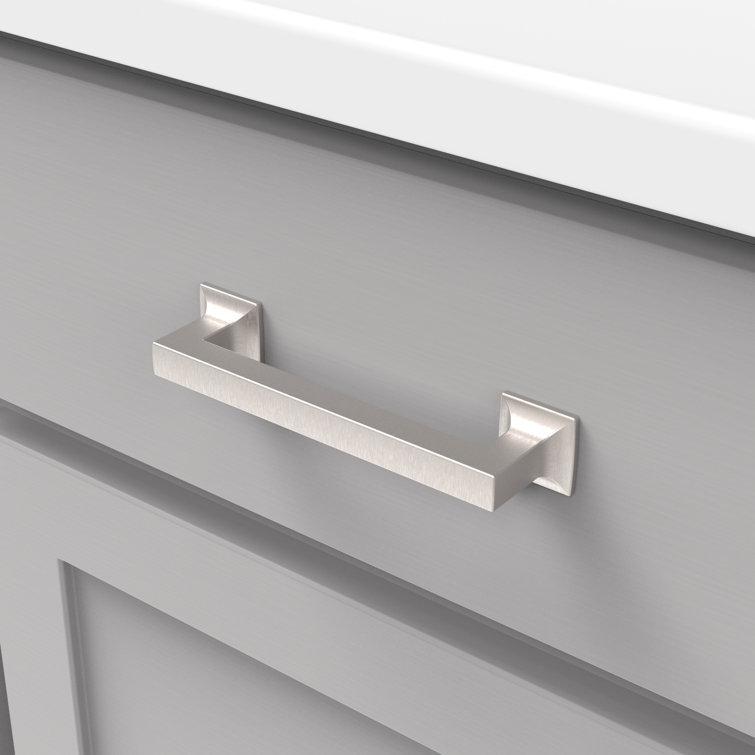 Stainless Steel Modern Cabinet Pulls 10-Pack