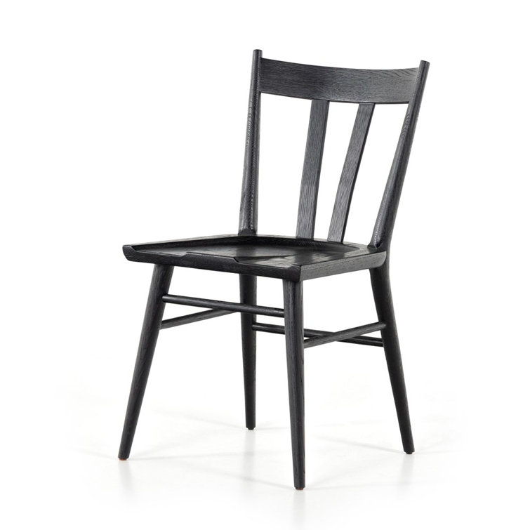 Belfast Traditional Black Oak Windsor Side Chair