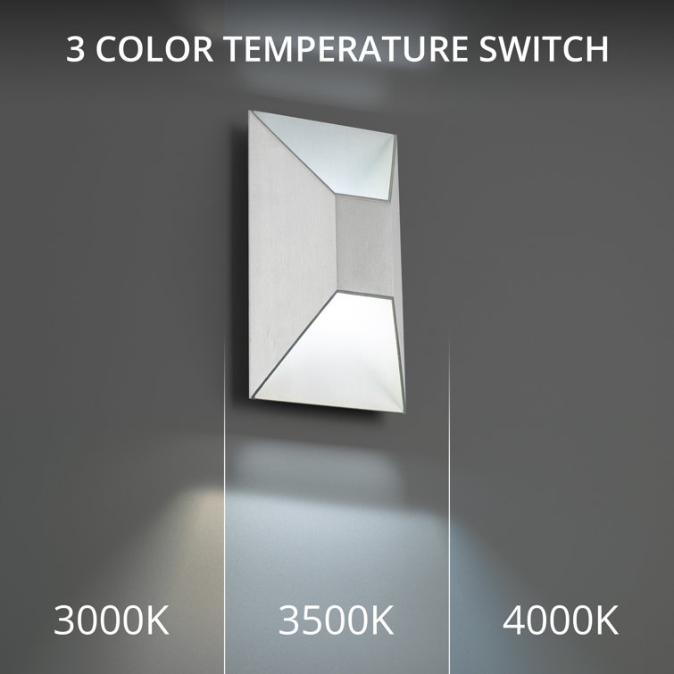 Elysian Bronze Dimmable LED Wall Sconce 5.5" W x 10" H