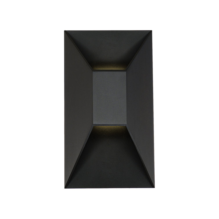 Maglev Dimmable Aluminum LED Flush Mount Sconce in Bronze and Black