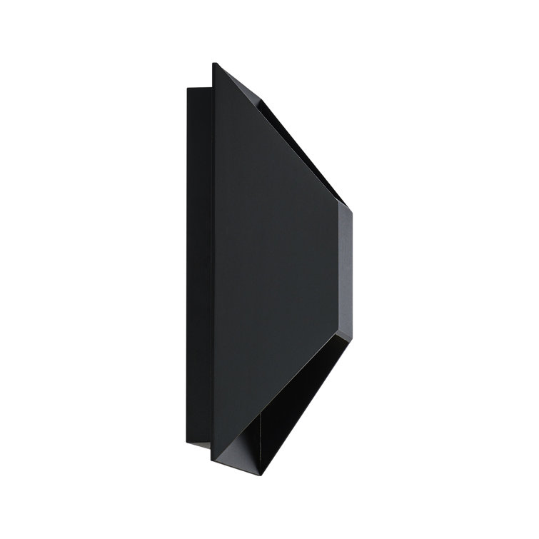 Maglev Dimmable Aluminum LED Flush Mount Sconce in Bronze and Black
