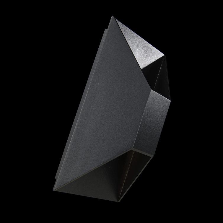 Maglev Dimmable Aluminum LED Flush Mount Sconce in Bronze and Black