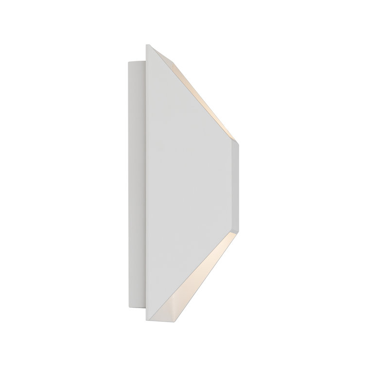 Dimmable Bronze and White LED Wall Sconce