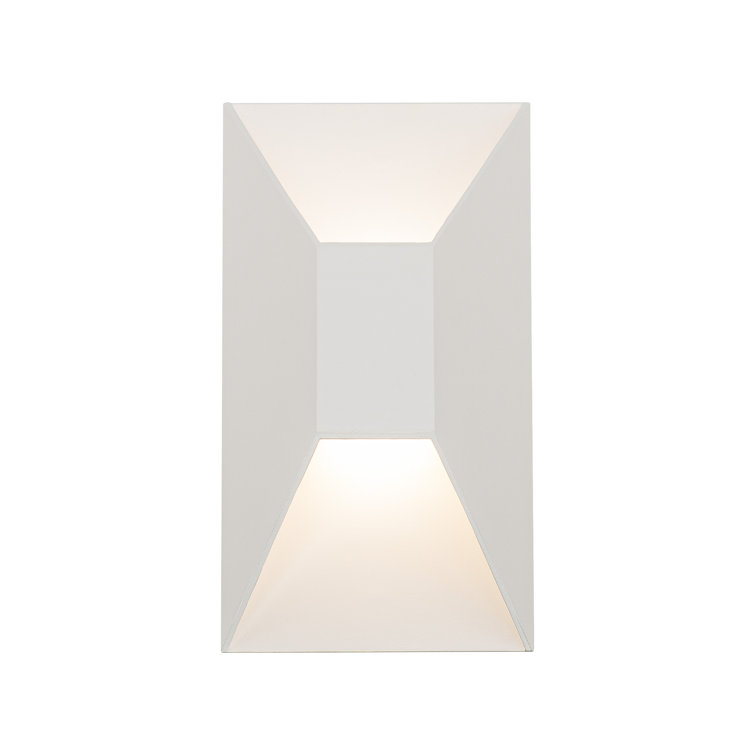 Dimmable Bronze and White LED Wall Sconce