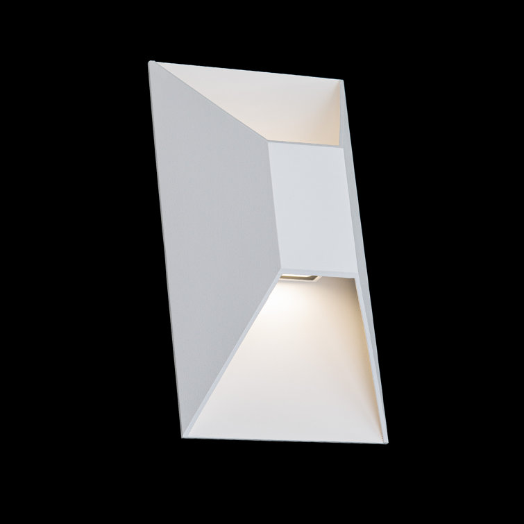Dimmable Bronze and White LED Wall Sconce