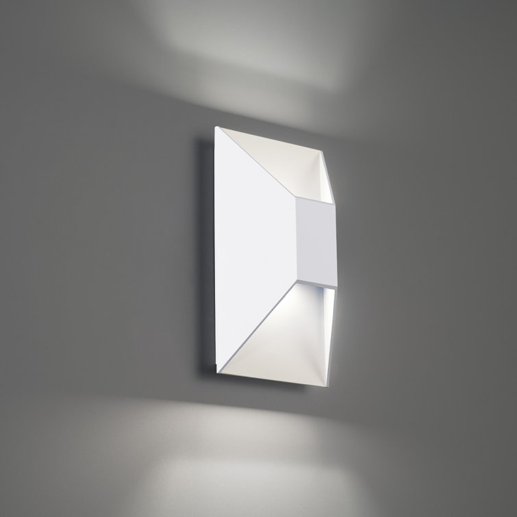 Dimmable Bronze and White LED Wall Sconce