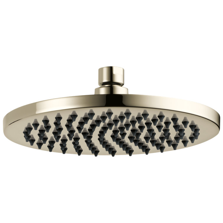 Polished Nickel Modern Ceiling Mounted Rain Shower Head