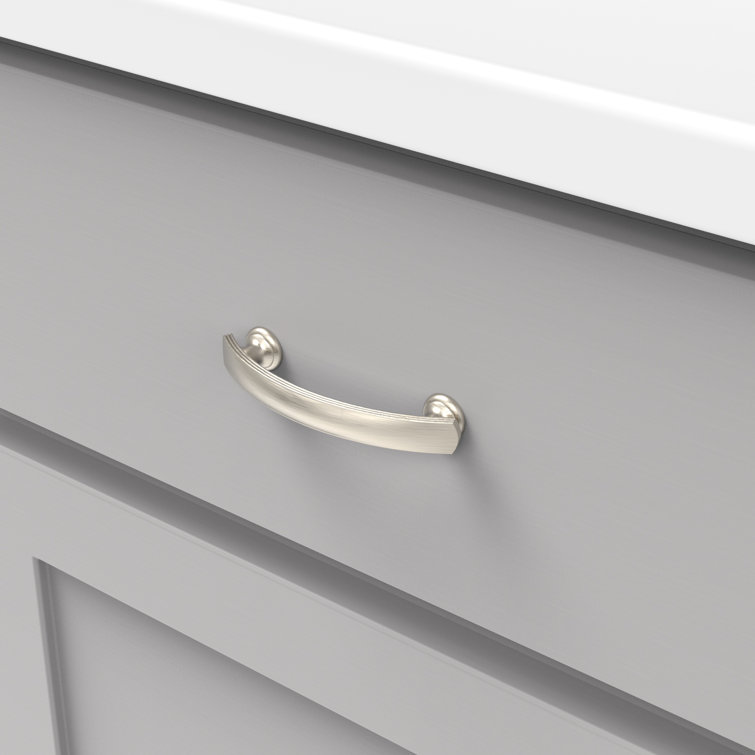 Satin Nickel 3" Modern Farmhouse Cabinet Pulls with Mounting Hardware