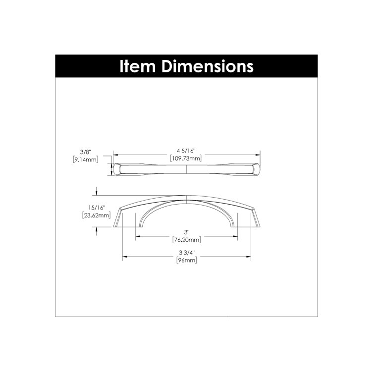 Stainless Steel Modern Kitchen Cabinet Handles 10-Pack