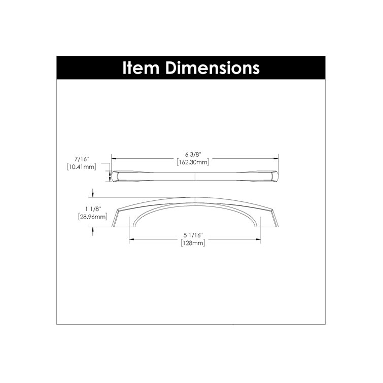 Greenwich Stainless Steel Kitchen Cabinet Handles, 5-1/16"