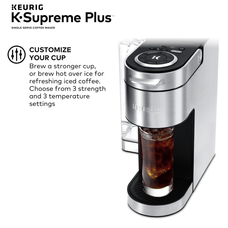 K-Supreme Plus Programmable Silver Single Serve Coffee Maker