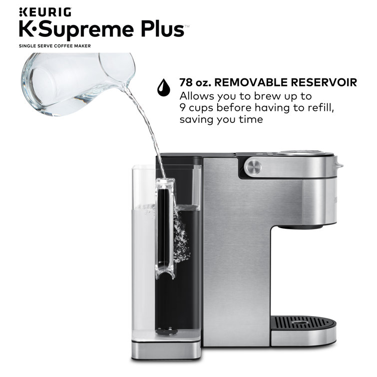 K-Supreme Plus Programmable Silver Single Serve Coffee Maker
