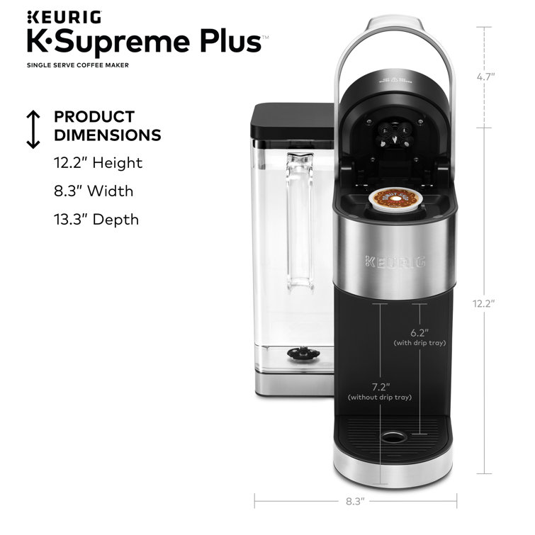 K-Supreme Plus Programmable Silver Single Serve Coffee Maker