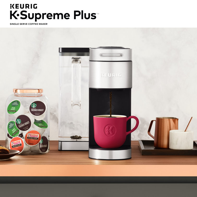 K-Supreme Plus Programmable Silver Single Serve Coffee Maker