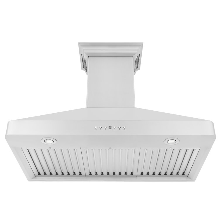 36-inch Stainless Steel Wall Mount Range Hood with Bluetooth Speakers