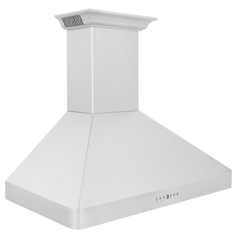 36-inch Stainless Steel Wall Mount Range Hood with Bluetooth Speakers
