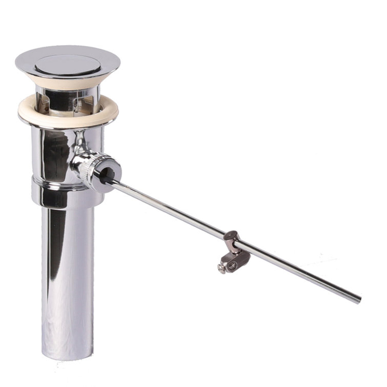 Polished Chrome Oversized Pop-Up Drain Assembly