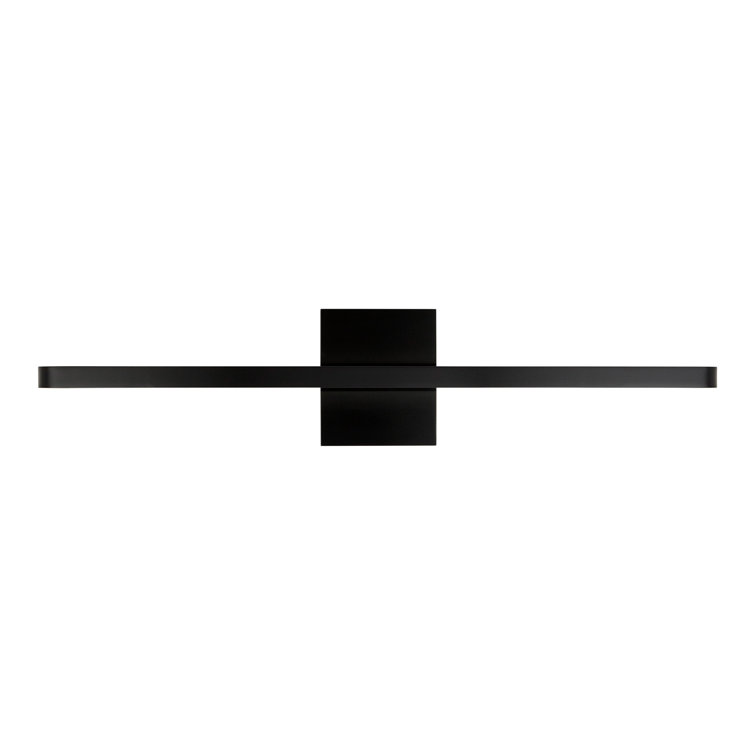 Matte Black 24" LED Dimmable Bath Bar Light