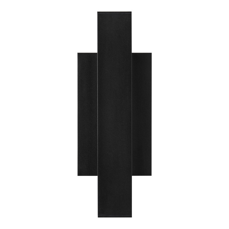 Chara Square 12 Black LED Dimmable Sconce by Sean Lavin