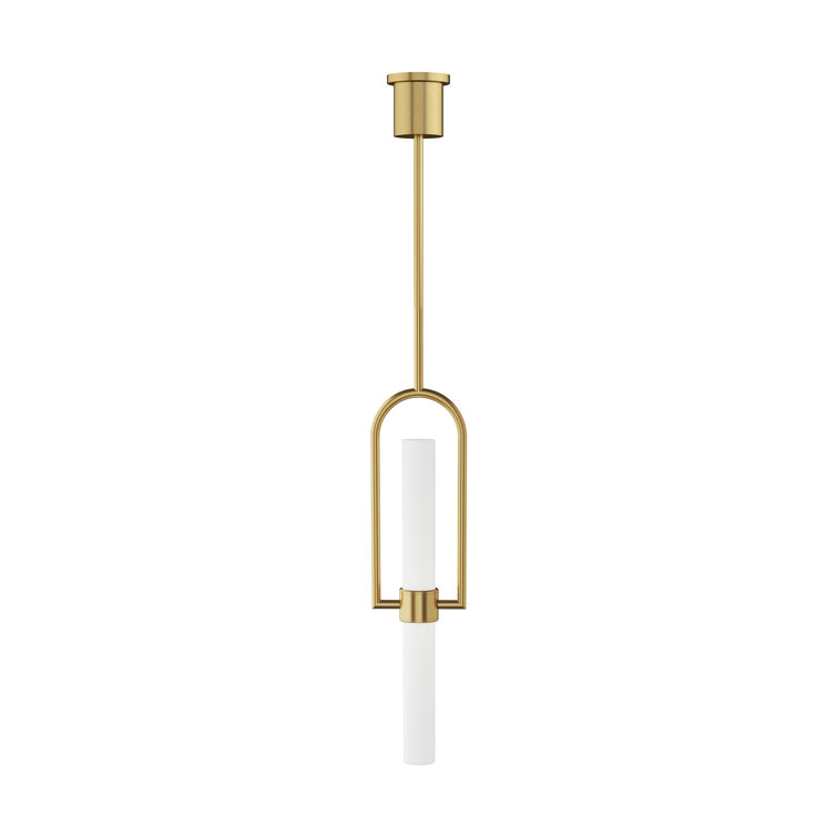 Calumn Natural Brass LED Pendant - Indoor/Outdoor Elegance