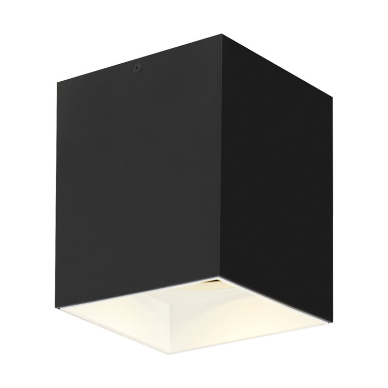 Matte Black LED Island Light with Integrated Bulb