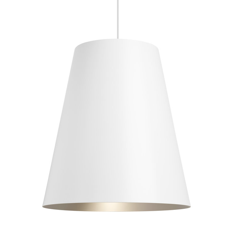 White Aluminum 24-Inch LED Pendant Light