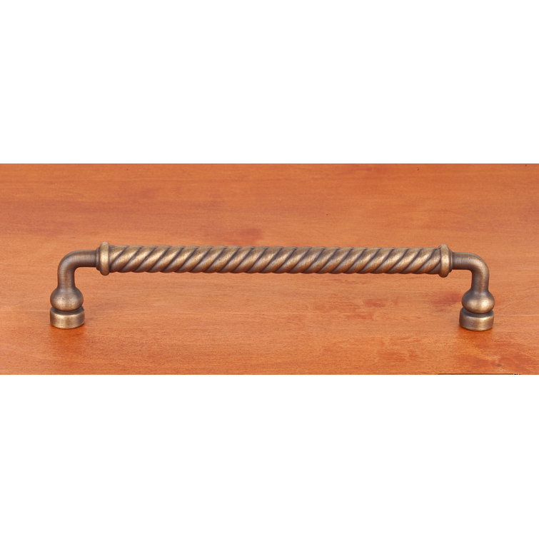 Antique Bronze 8'' Twisted Bar Appliance Pull