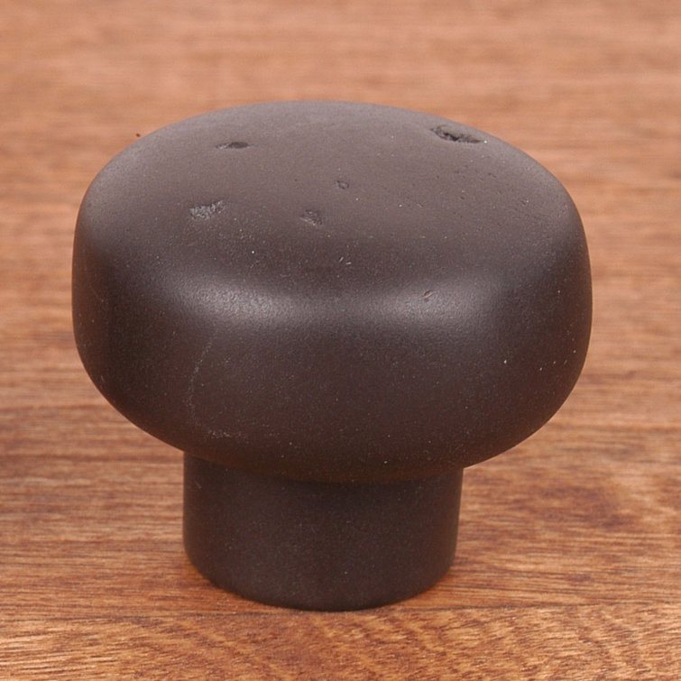 Oil Rubbed Bronze Mushroom Knob with Mounting Hardware