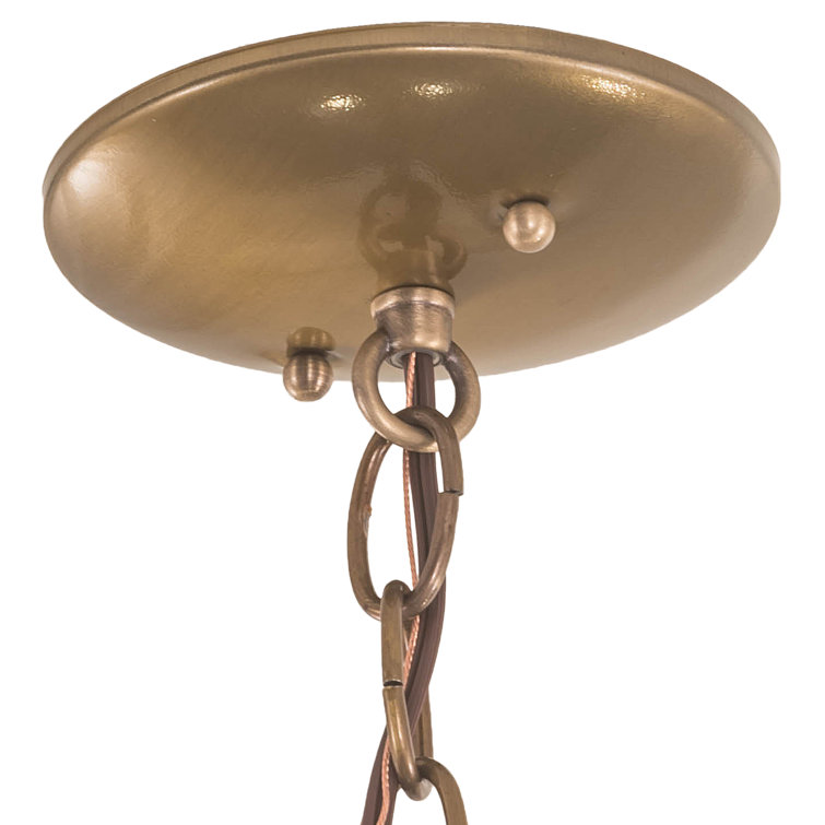 Brass and Crystal Mini LED Pendant Light