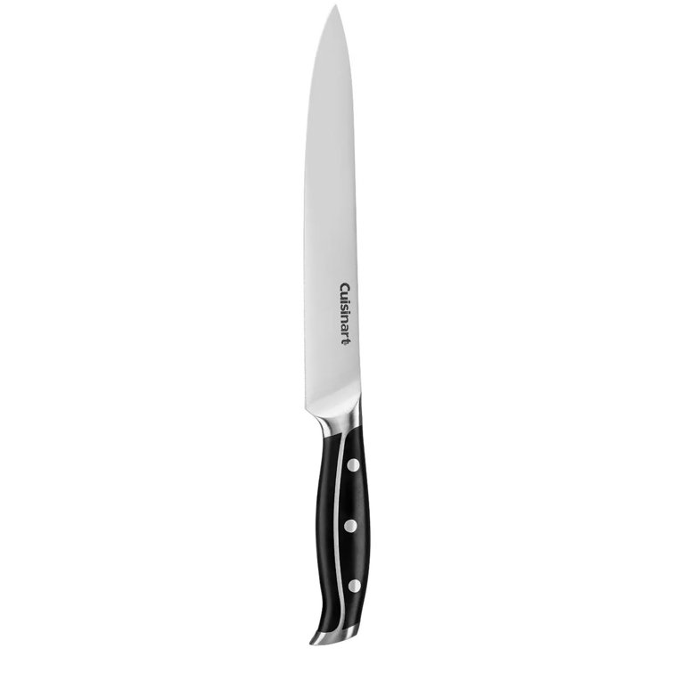 Cuisinart 15-Piece Stainless Steel Knife Block Set with Built-In Sharpener
