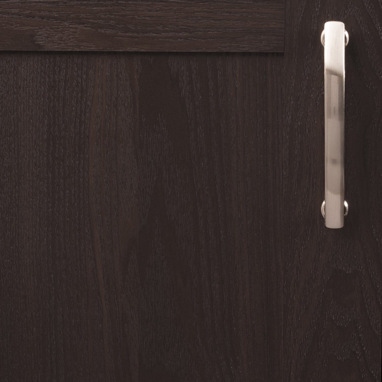 Satin Nickel 6-Inch Bar Cabinet Pull with Mounting Hardware