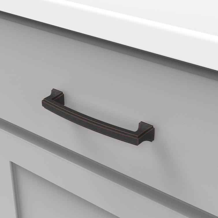 Oil Rubbed Bronze Bar Cabinet Pull with Mounting Hardware
