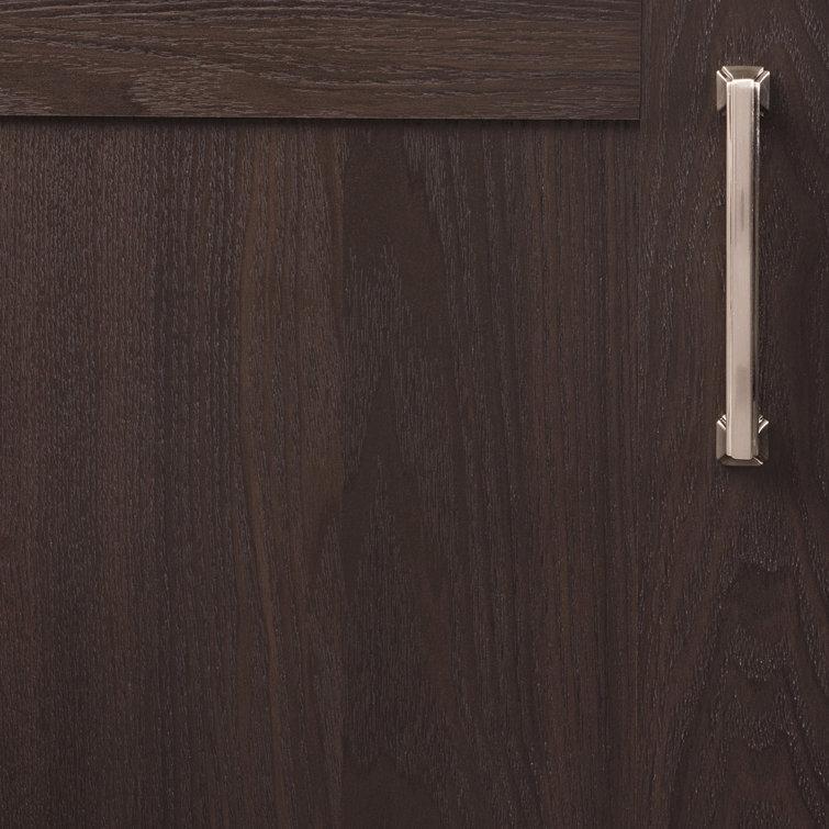Satin Nickel Brushed Bar Cabinet Pull with Mounting Hardware
