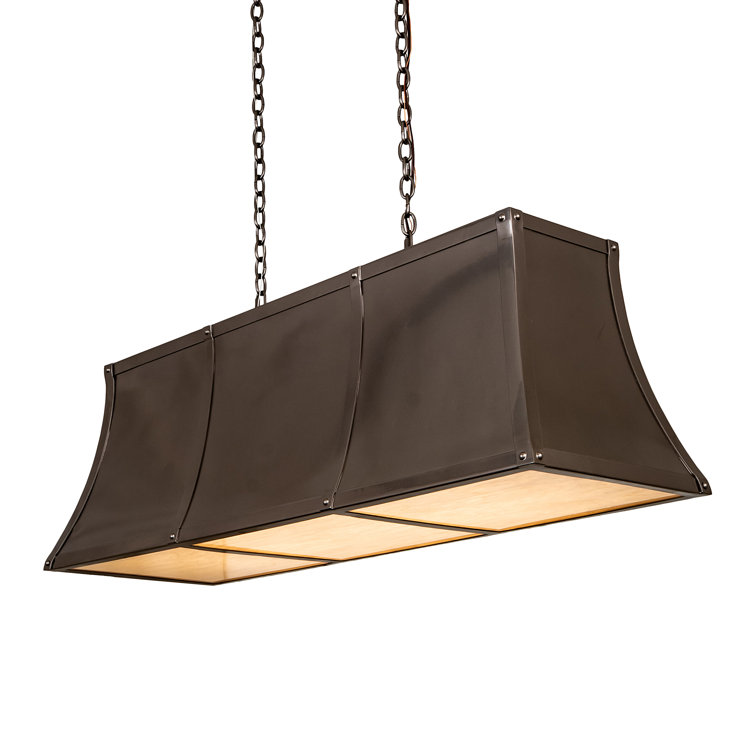 Nadine Bronze 6-Light Indoor/Outdoor Island Pendant