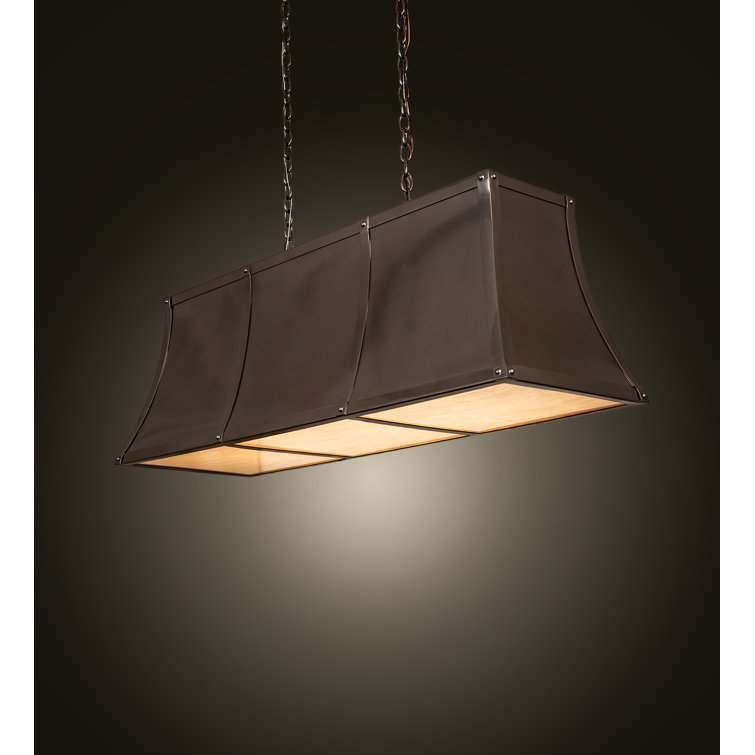 Nadine Bronze 6-Light Indoor/Outdoor Island Pendant