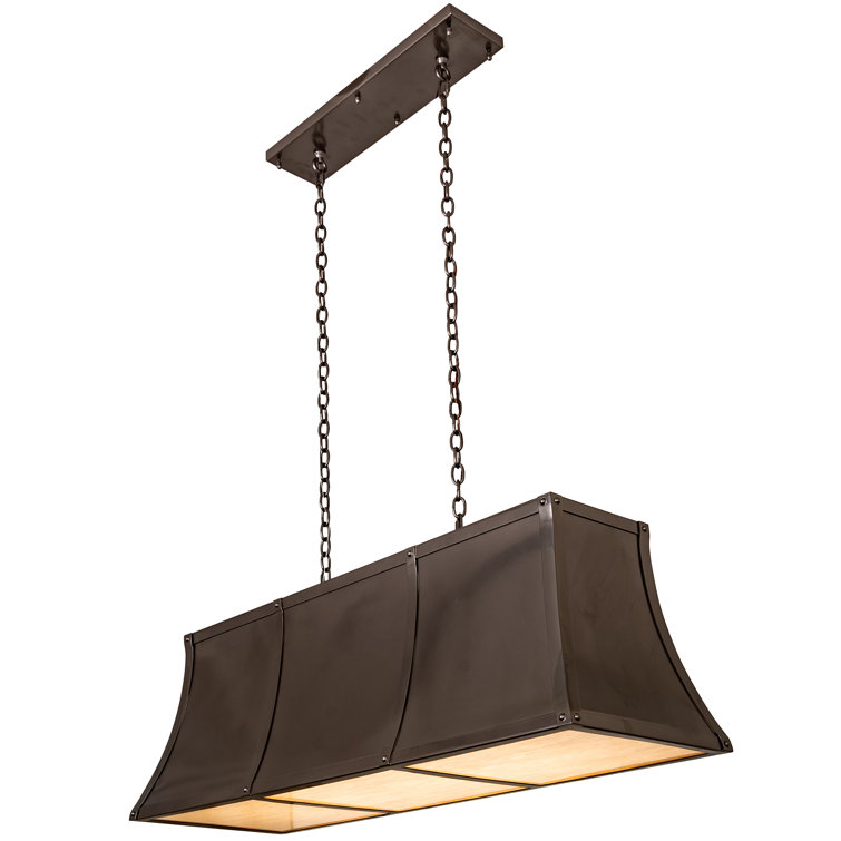 Nadine Bronze 6-Light Indoor/Outdoor Island Pendant