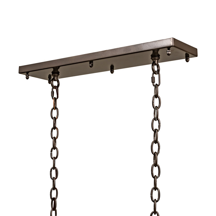 Nadine Bronze 6-Light Indoor/Outdoor Island Pendant