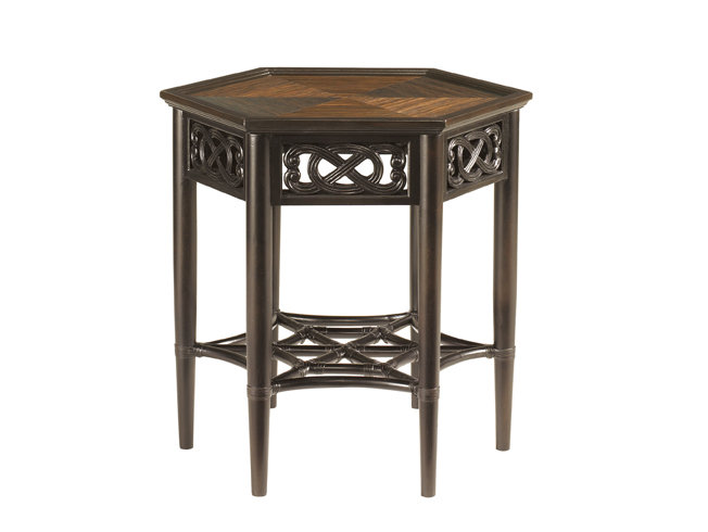 Elegant Transitional 60" Black/Brown Mahogany Dining Table with Glass Top