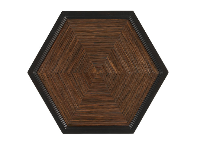Elegant Transitional 60" Black/Brown Mahogany Dining Table with Glass Top