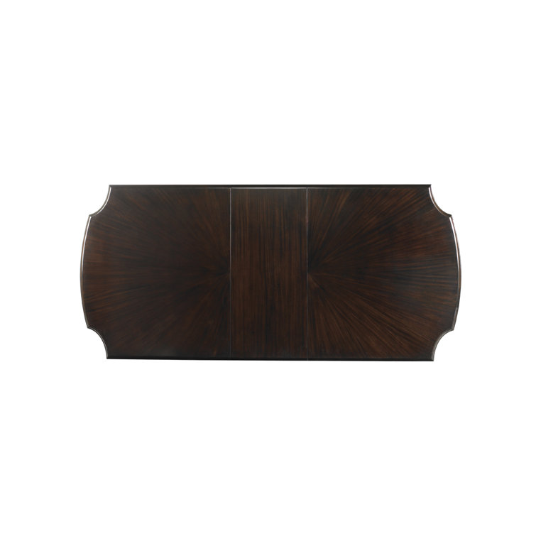 Traditional Kahala Extendable Dining Table in Rich Kona Finish