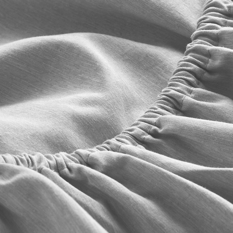 Light Gray California King Ultra-Soft Microfiber Sheet Set