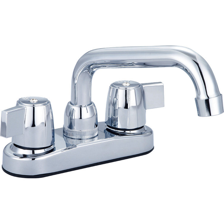 Chrome Brass Washerless Centerset Laundry Faucet