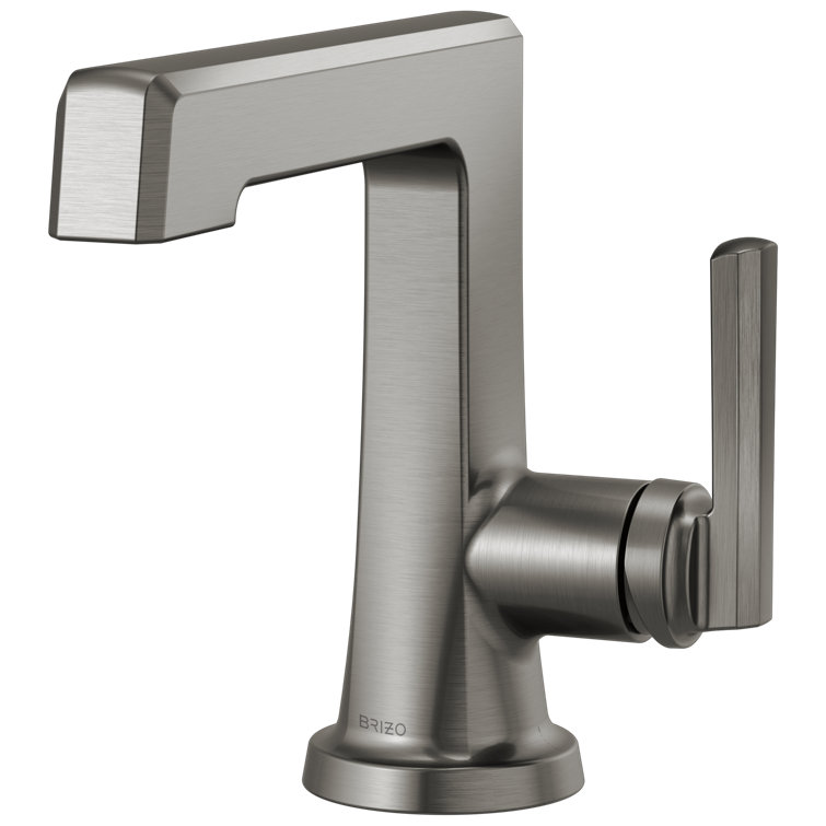 Modern Elegance Single-Handle Bathroom Faucet in Luxe Nickel